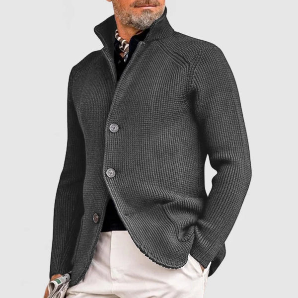 MARK™ | Men's Knitted Cardigan with Elegant Lapel