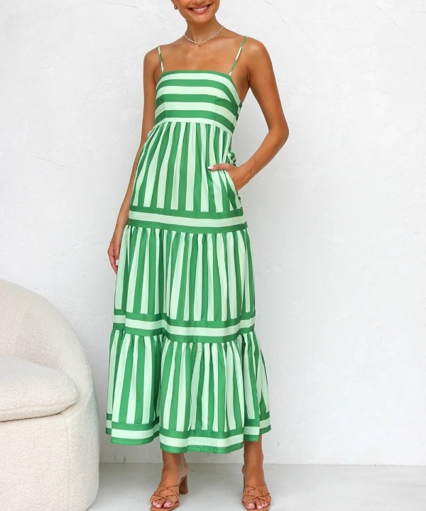 DANIELE™ | Striped Maxi Dress