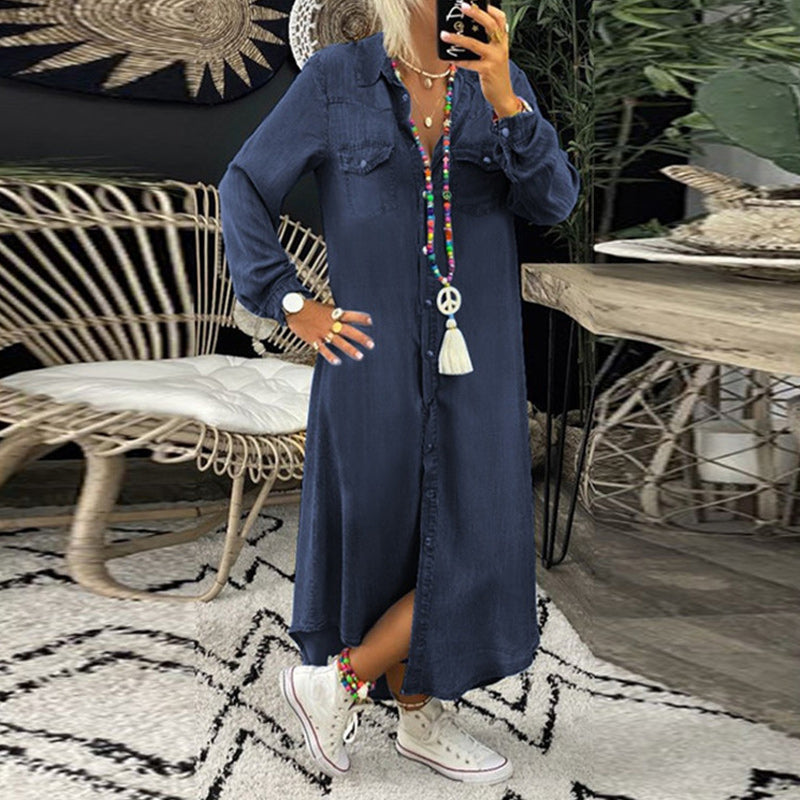 QUAINTRELLE™ | Comfortable Denim Dress