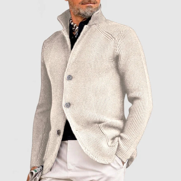 MARK™ | Men's Knitted Cardigan with Elegant Lapel