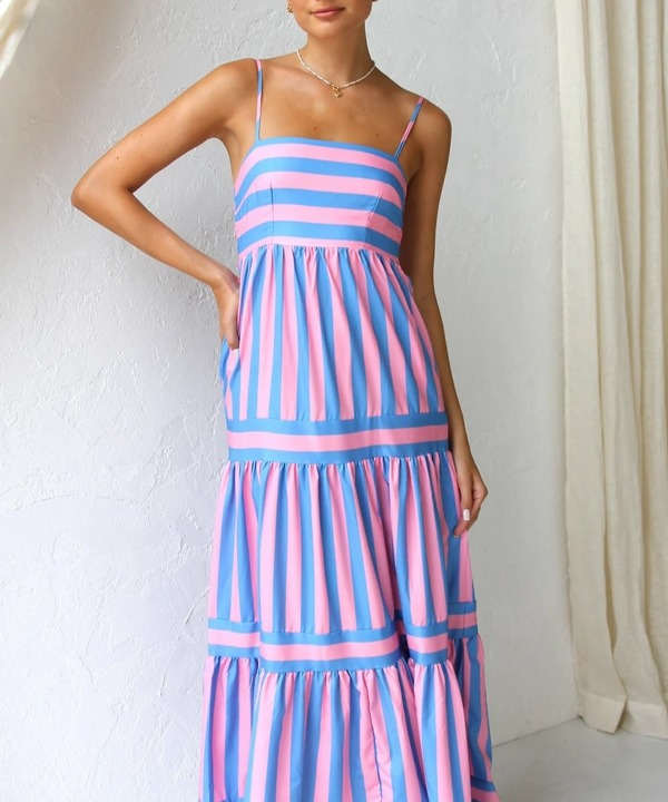 DANIELE™ | Striped Maxi Dress