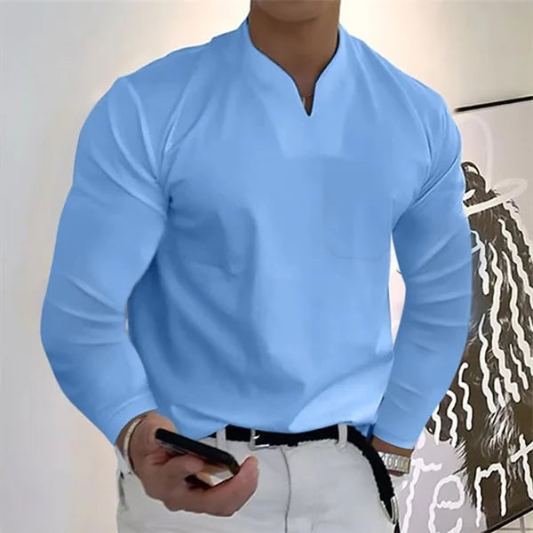 NIGEL™ | Men's Casual V-Neck Shirt