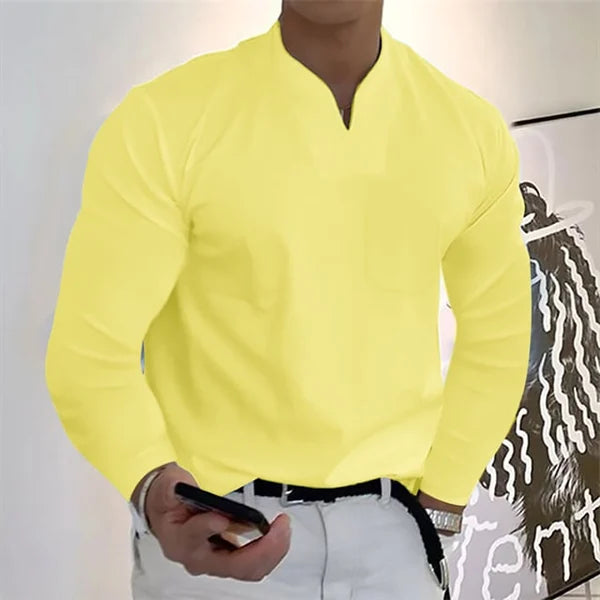 NIGEL™ | Men's Casual V-Neck Shirt