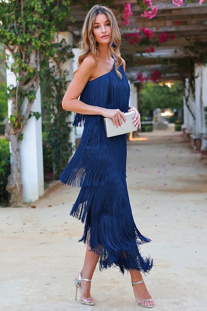 ARIANA ™ | Elegant Dress with Tassels