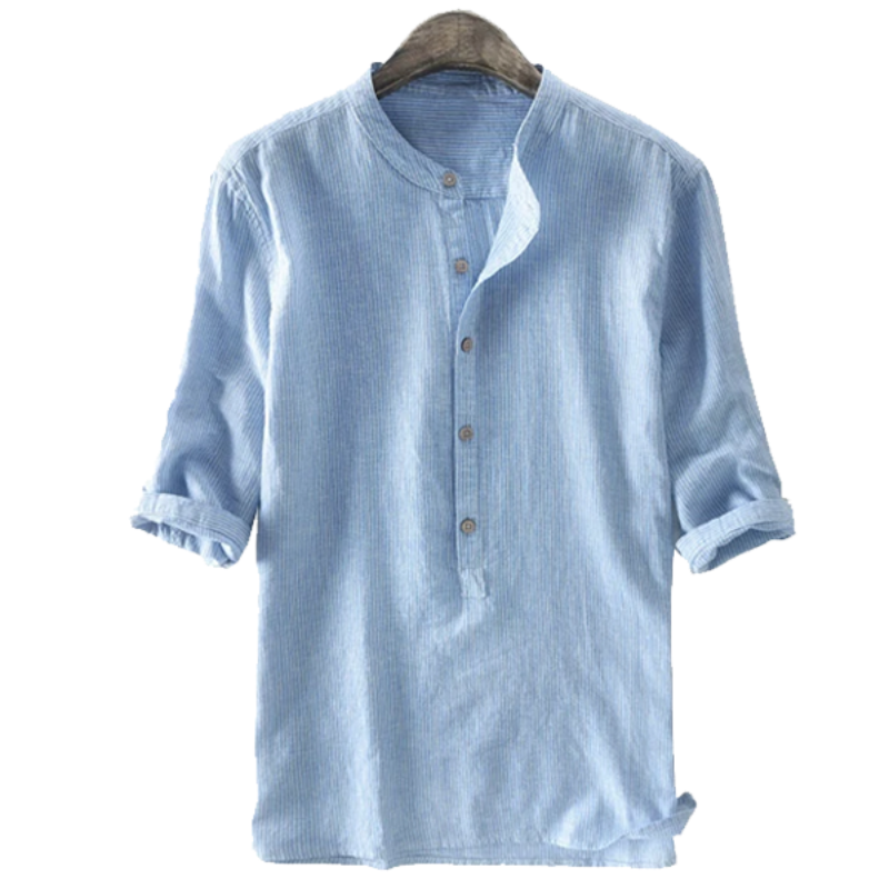 MARCEL™ | Casual Buttons Henley Shirt